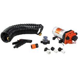 Комплект помывочный SeaFlo 12В 15 л/мин 55PSI 3.8 бар (SFWP1-040-055-42A)